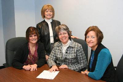 The Area Agency on Aging District 7 (AAA7) was recently designated by the Ohio Department of Aging as a fully-functioning Aging and Disability Resource Network.  Pictured are, seated, left to right, Vicky Abdella, RN, Director of Community Services with the AAA7; Deanna Clifford, Manager of Consumer Education and Outreach at the Ohio Department of Aging; and Bonnie Dingess, LISW, Director of Long Term Care Programs at the AAA7.  Standing is Debbie Gulley, RN, Director of Long Term Care Programs at the AAA7.